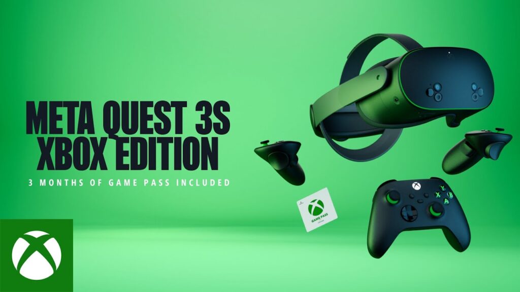 Il visore Meta Quest 3S Xbox Edition