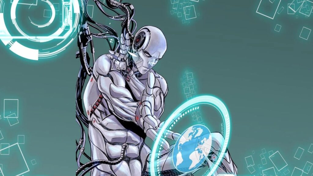 Un cyborg della Milan Games Week & Cartoomics 2025