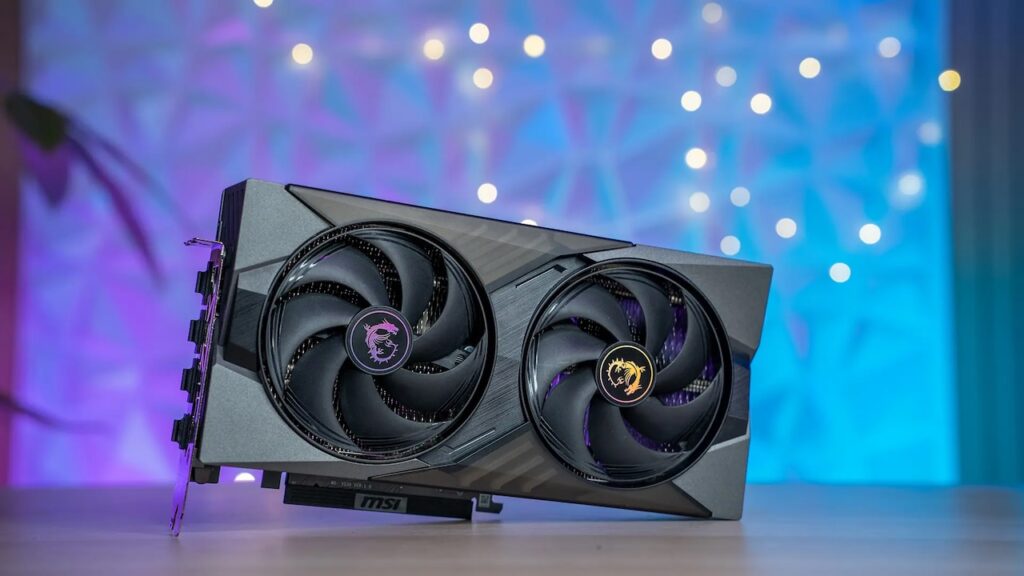 Una GPU di MSI GeForce RTX 5060