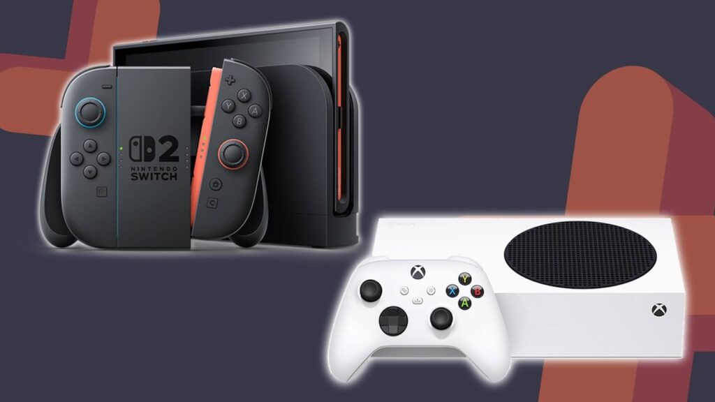 Un Nintendo Switch 2 con una Xbox Series S