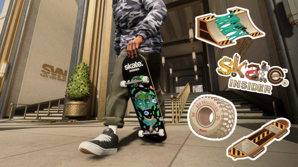 Un personaggio di skate.