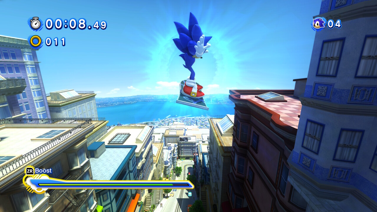 Nel blu dipinto di blu in Sonic X Shadow Generations