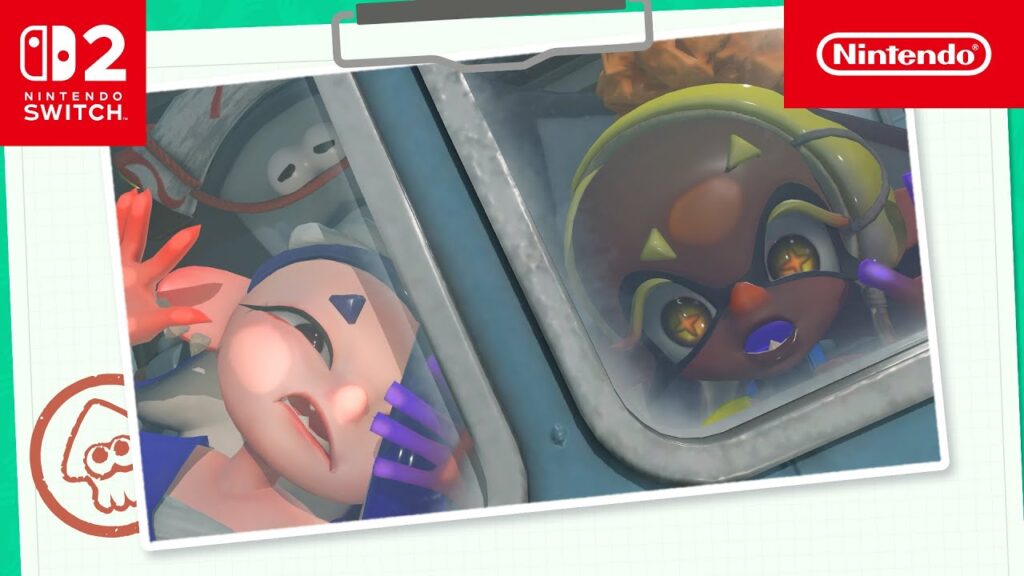 Due personaggi di Splatoon 3