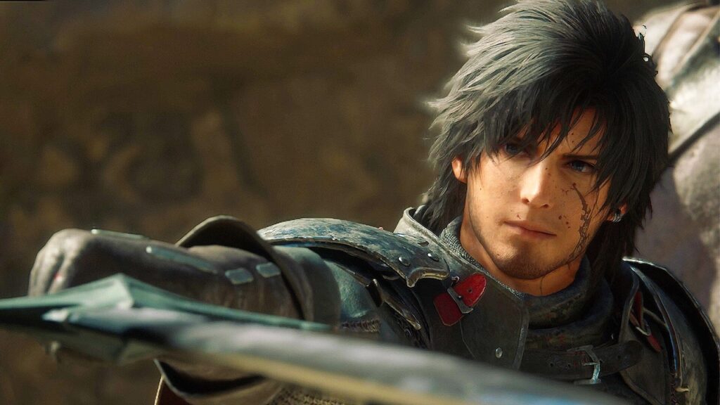 Clive di Final Fantasy 16 con una spada in mano