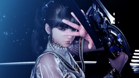 Eve di Stellar Blade in primo piano