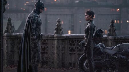 Batman e Catwoman du The Batman