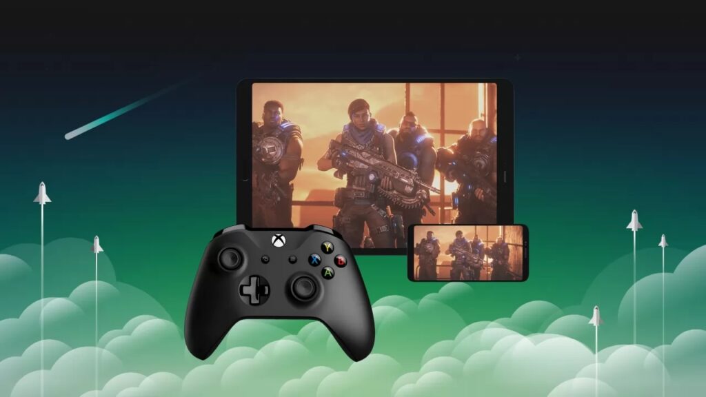 Il controller Xbox con tablet e smartphone di Xbox Cloud Gaming