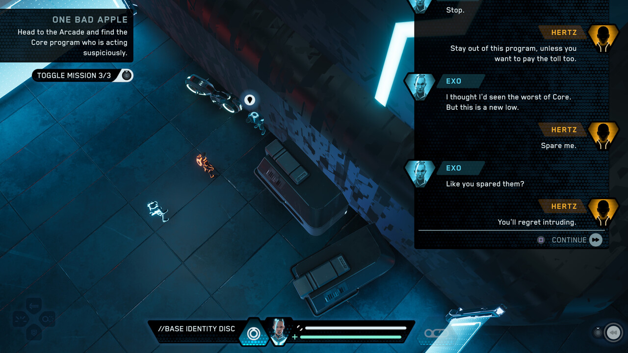 Dialoghi in TRON: Catalyst