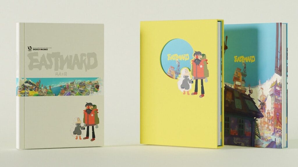Foto della copertina del libro di Eastward Design Works, edizione base e deluxe