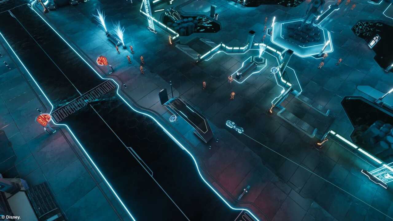 Scena d'azione in TRON: Catalyst