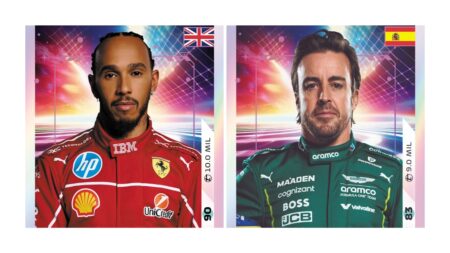 Le carte Topps della F1 Turbo Attax Diamond Collection