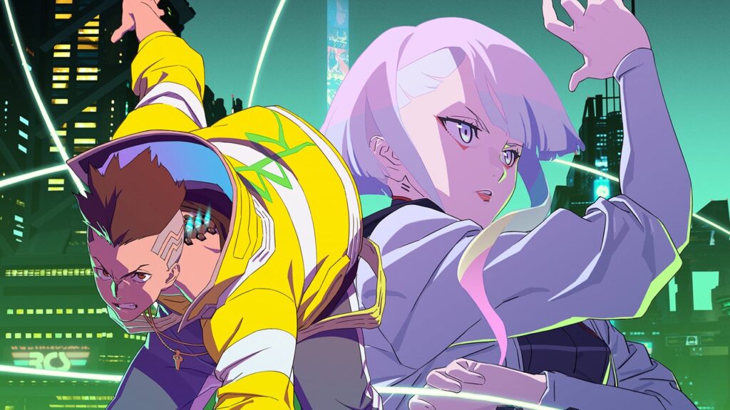 David e Lucy di Cyberpunk: Edgerunners 2