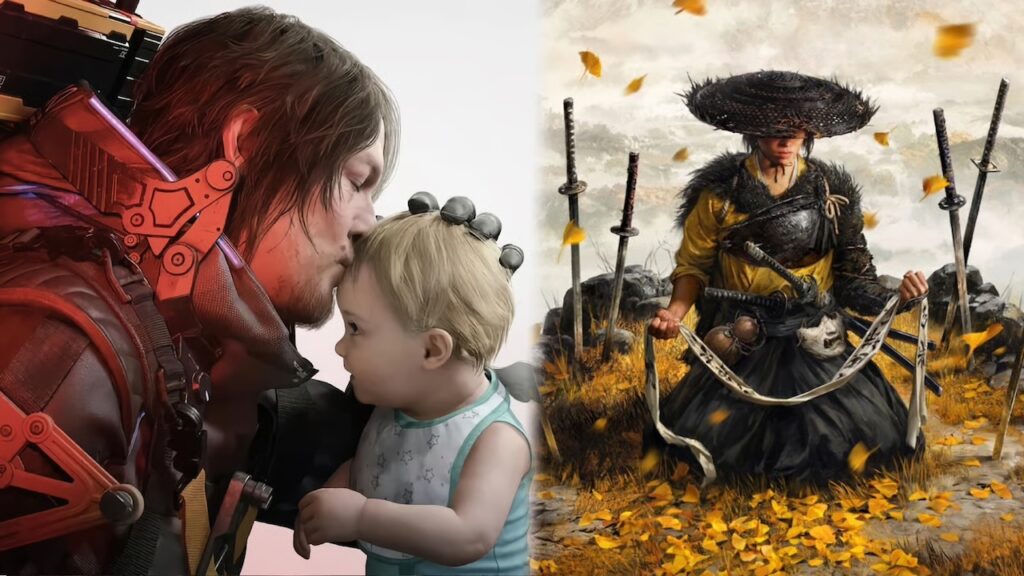 Sam ed Atsu di Death Stranding 2 e Ghost of Yotei