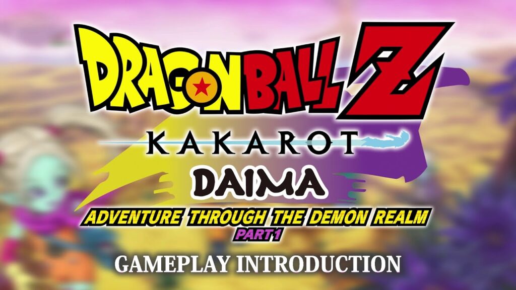 Il logo di Dragon Ball Z Kakarot Daima Avventura Nel Regno Demonico