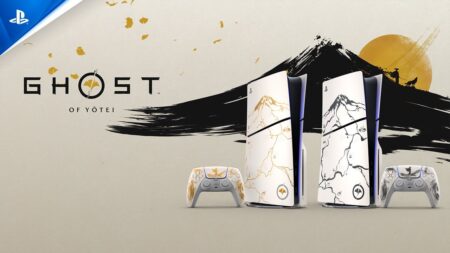 Due PS5 e due DualSense in edizione limitata per Ghost of Yotei