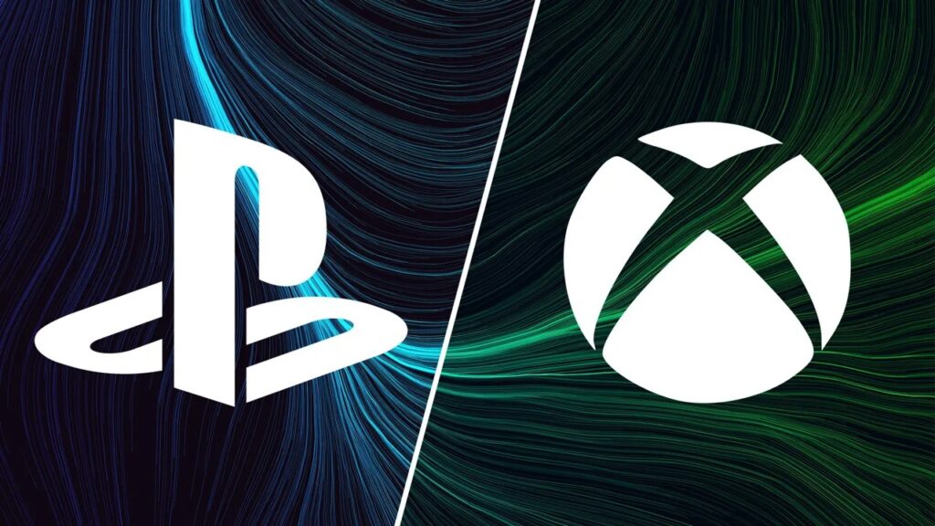 I loghi di PlayStation ed Xbox