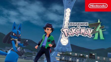 Il protagonista di Leggende Pokémon: Z-A con Lucario al fianco