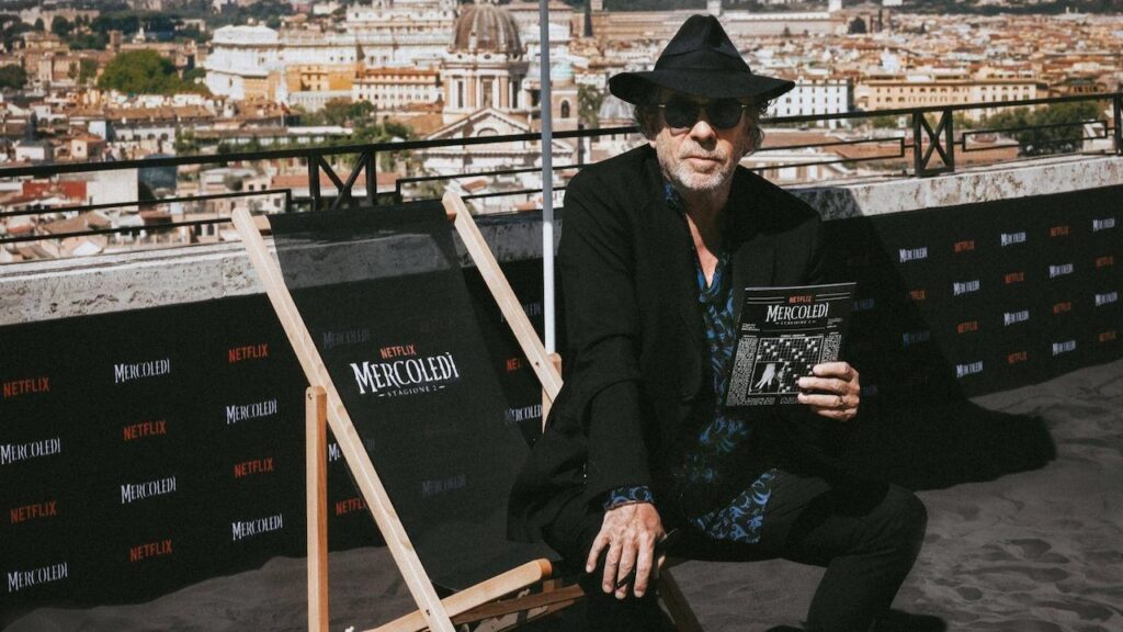 Tim Burton a Roma per Mercoledì 2