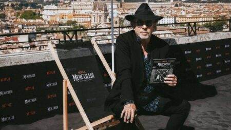 Tim Burton a Roma per Mercoledì 2