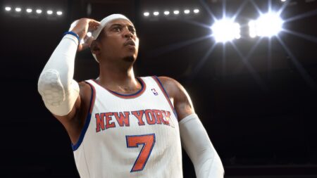 Un giocatore di basket di NBA 2K26