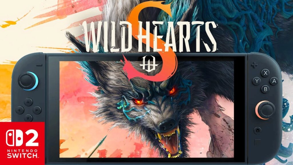 Il logo di Wild Hearts S ed un Nintendo Switch 2