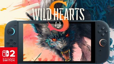 Il logo di Wild Hearts S ed un Nintendo Switch 2