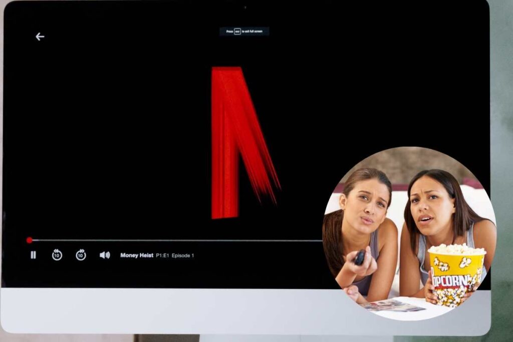 Logo Netflix ragazze sorprese