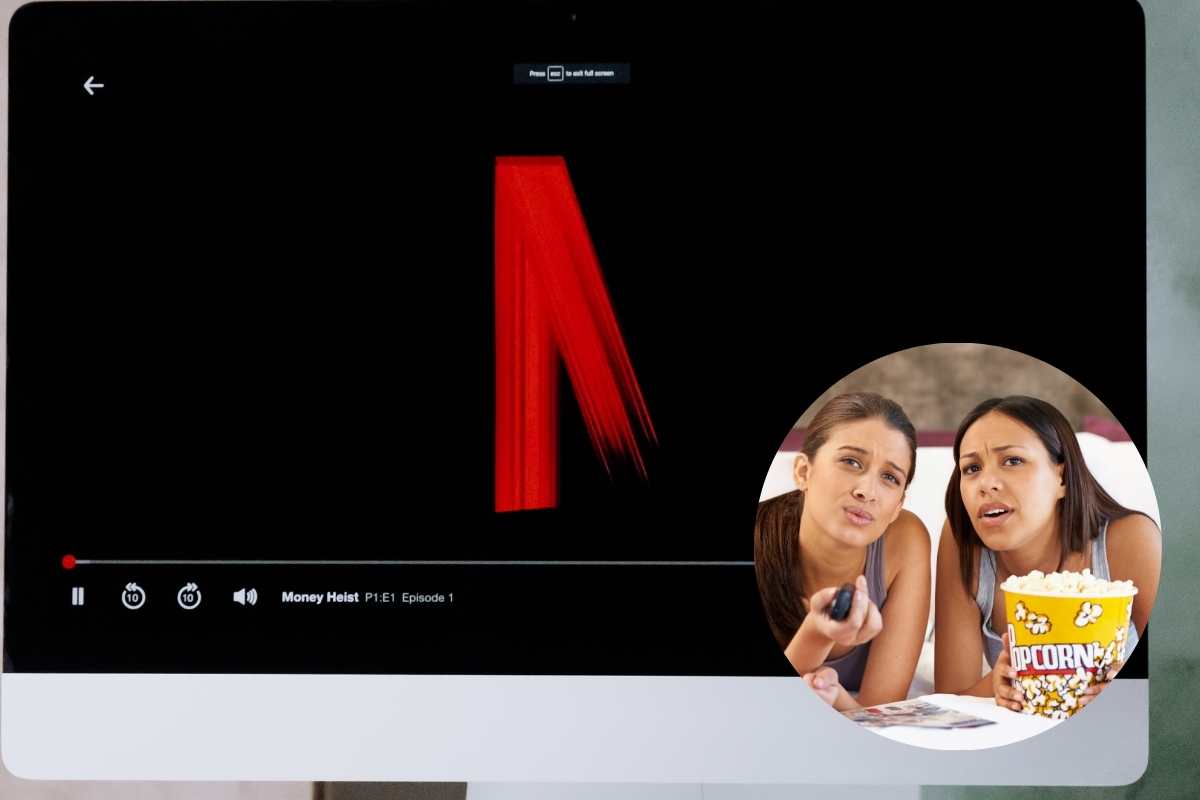 Logo Netflix ragazze sorprese