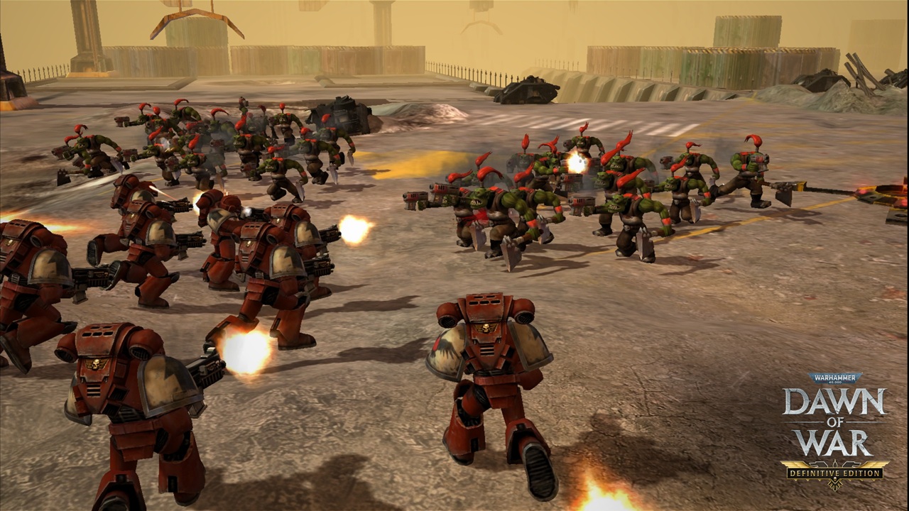 Combattimento degli Space Marine in Warhammer 40.000: Dawn of War - Definitive Edition