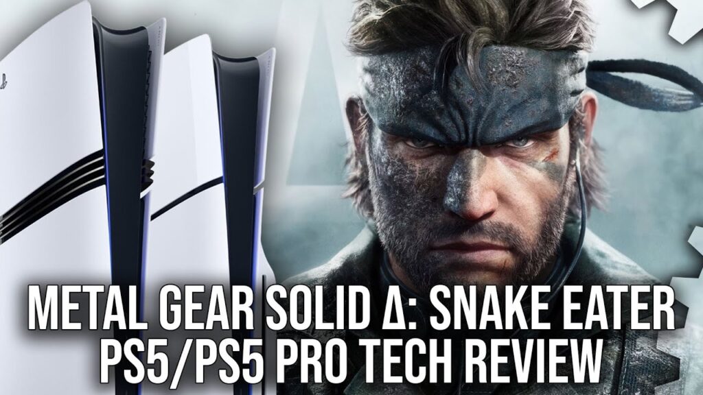 Naked Snake di Metal Gear Solid Delta: Snake Eater con al fianco una PS5 ed una PS5 Pro