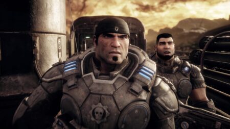 Marcus Fenix e Dom di Gears of War: Reloaded