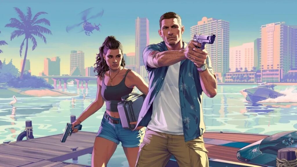 Lucia e Jason di GTA 6 su un pontile