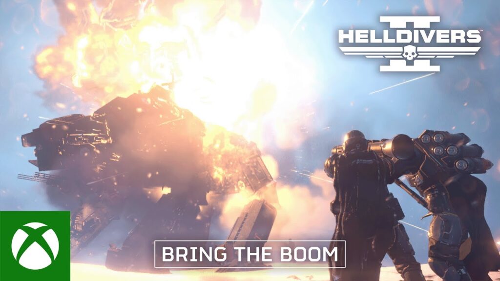 Due soldati di Helldivers 2