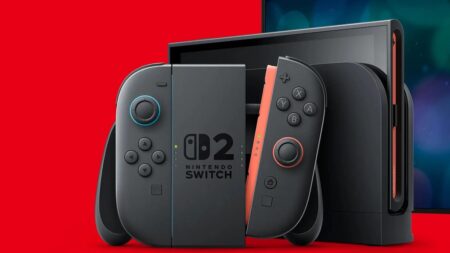 Un Nintendo Switch 2 nel dock