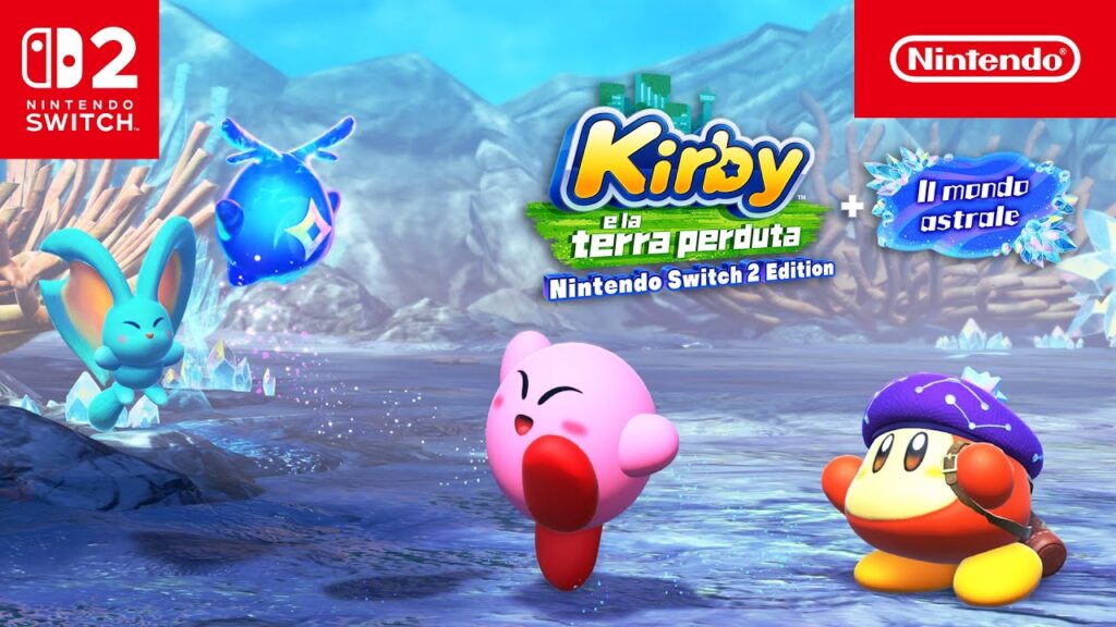 Il logo di Kirby e la Terra Perduta Nintendo Switch 2 Edition