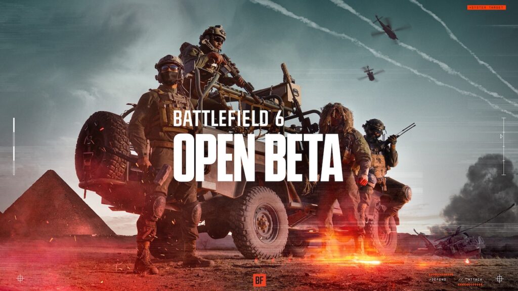 Il logo dell'Open Beta di Battlefield 6