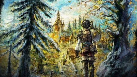 Un guerriero di Octopath Traveler 0