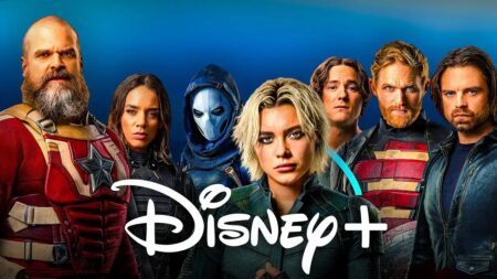 Il logo di Disney+ con i Thunderbolts