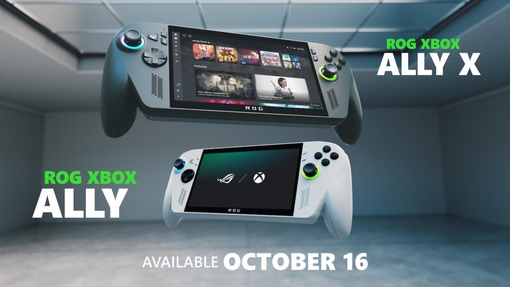Una Xbox ROG Ally ed una ROG Ally X