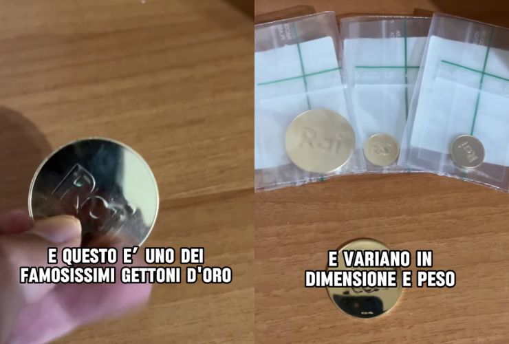 gettoni d'oro vinti all'Eredità