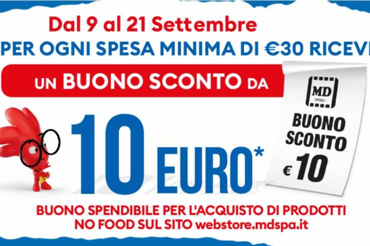 Buono sconto MD