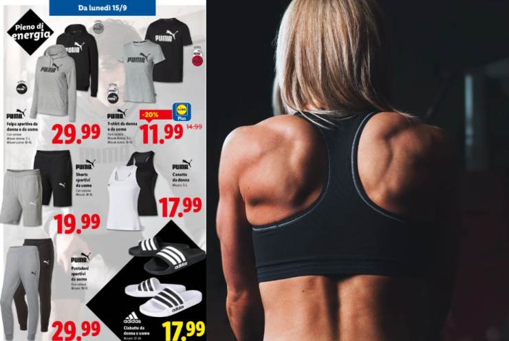 Offerte volantino LIDL, donna di spalle