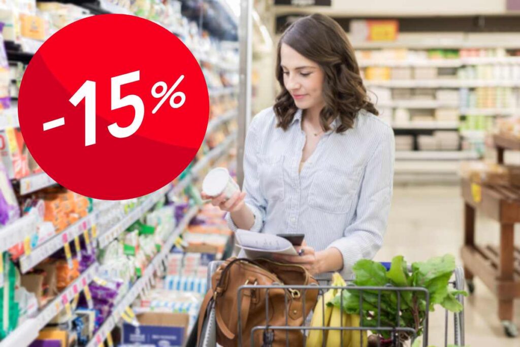 Donna che fa la spesa