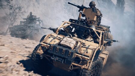 Dei soldati di Battlefield 6 su un'auto
