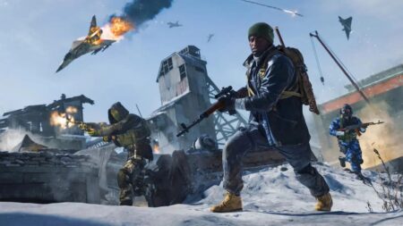 Dei soldati di Call of Duty: Black Ops 7 sulla neve