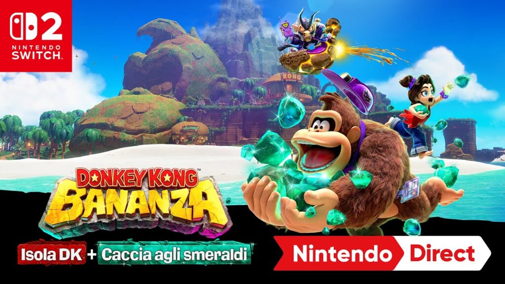 Donkey Kong Bananza: Isola DK Caccia agli Smeraldi