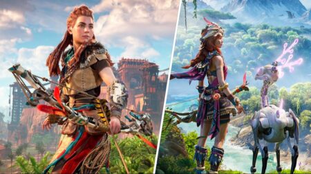 Aloy di Horizon e la protagonista di Light of Motiram