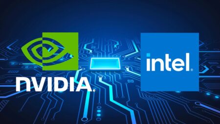 I loghi di NVIDIA ed Intel