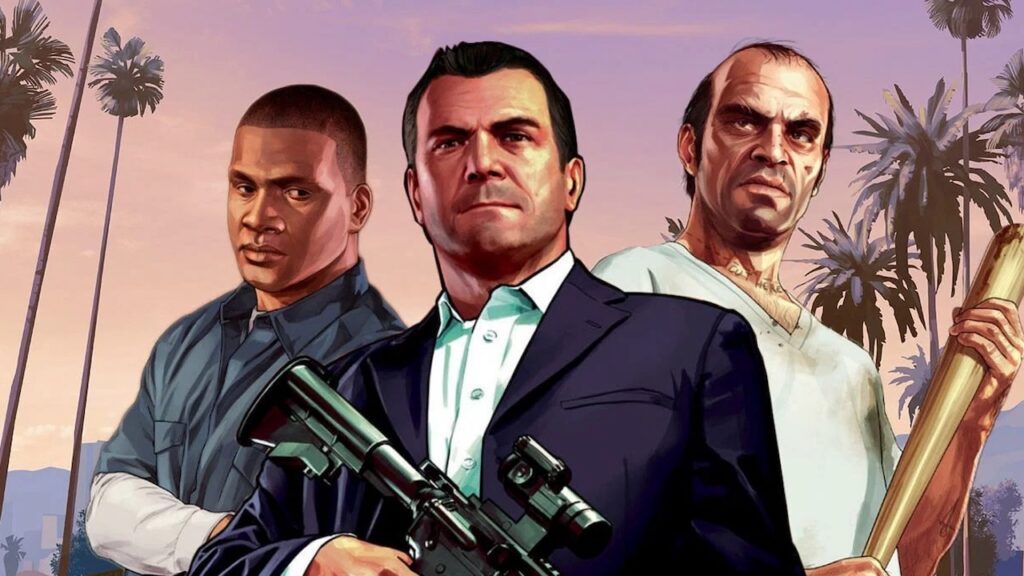 Trevis con Michael di GTA 5