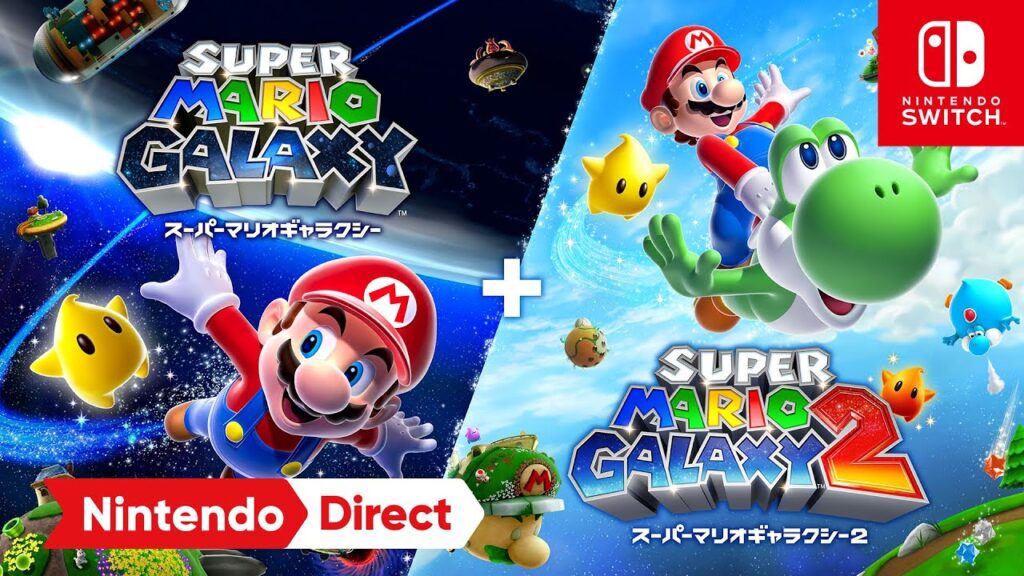 Super Mario e Yoshi di Super Mario Galaxy 2